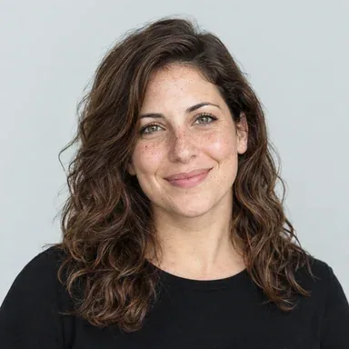 AI-generated portrait of fictional persona Shira Barak, Creative Strategist